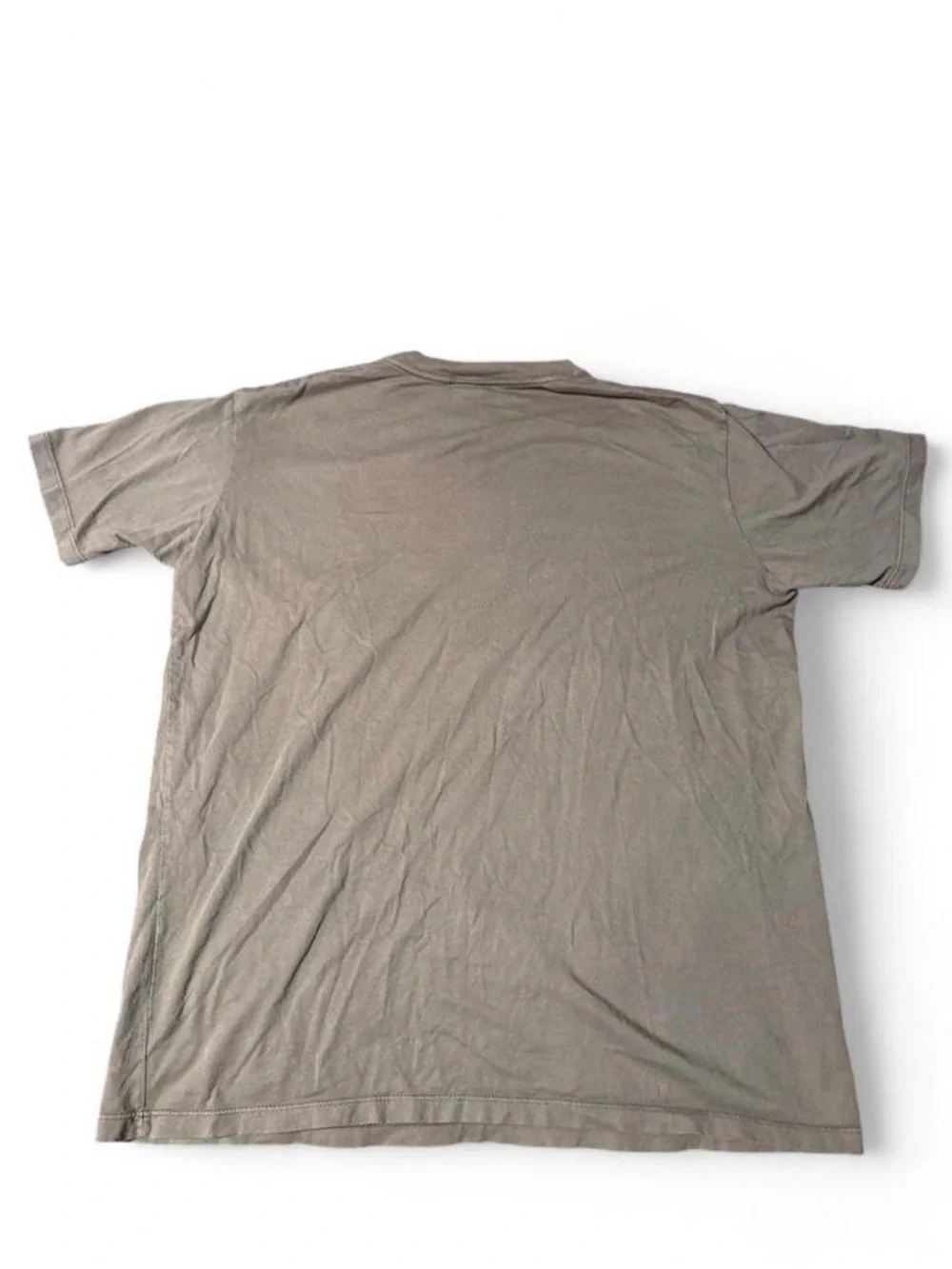 Junk Food Clothing Flash Logo Tee - Olive Green with Yellow & Red Print